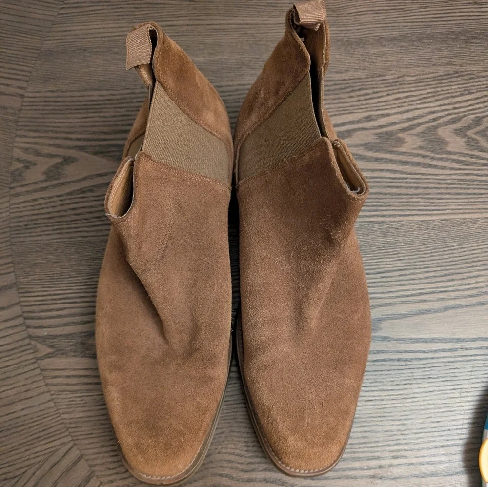 ALDO‎ Men's Tan Suede Chelsea Boots Size 8